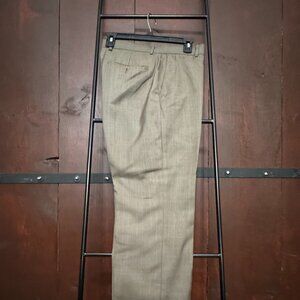 Mens dress pants size 32x30 light brown with design